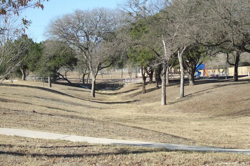 red horse park is a block away