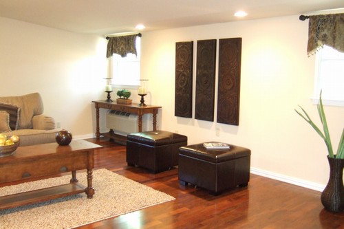 family room has lots of light, too