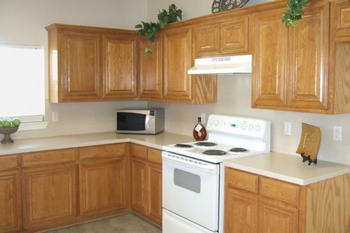 one half of the kitchen