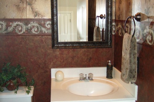 downstairs powder room