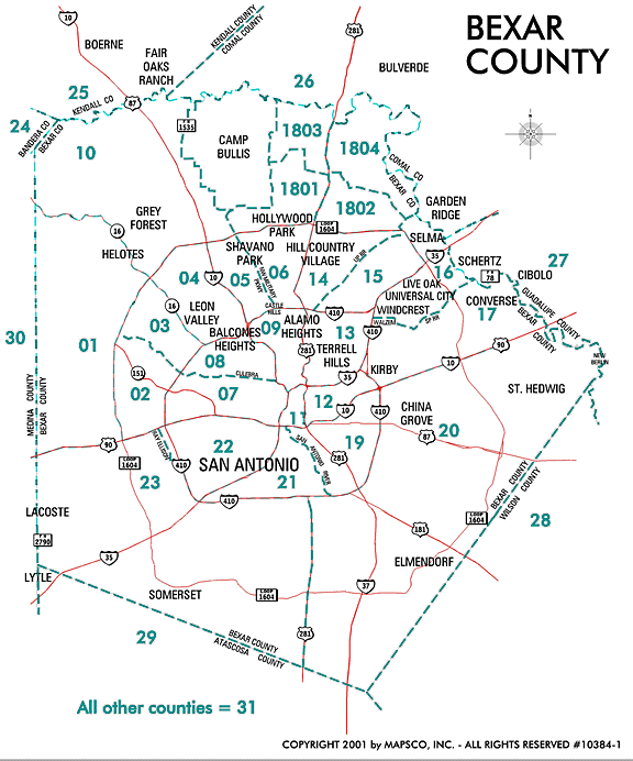 San Antonio MLS map