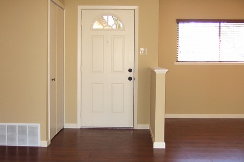 front entry way with coat closet