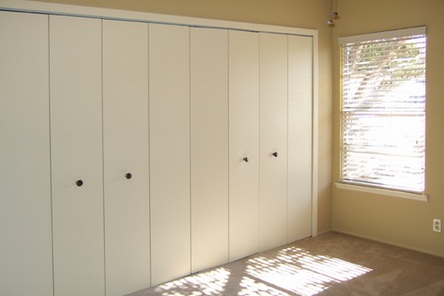 dual closets in master bedroom
